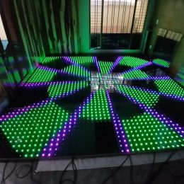 Pistas de baile led pixel  Blanco / Negro