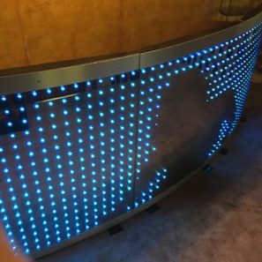 Cabina DJ Led Pixel Curva DJ Booth